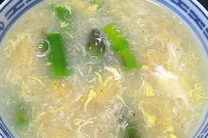 Soup măng tây cua